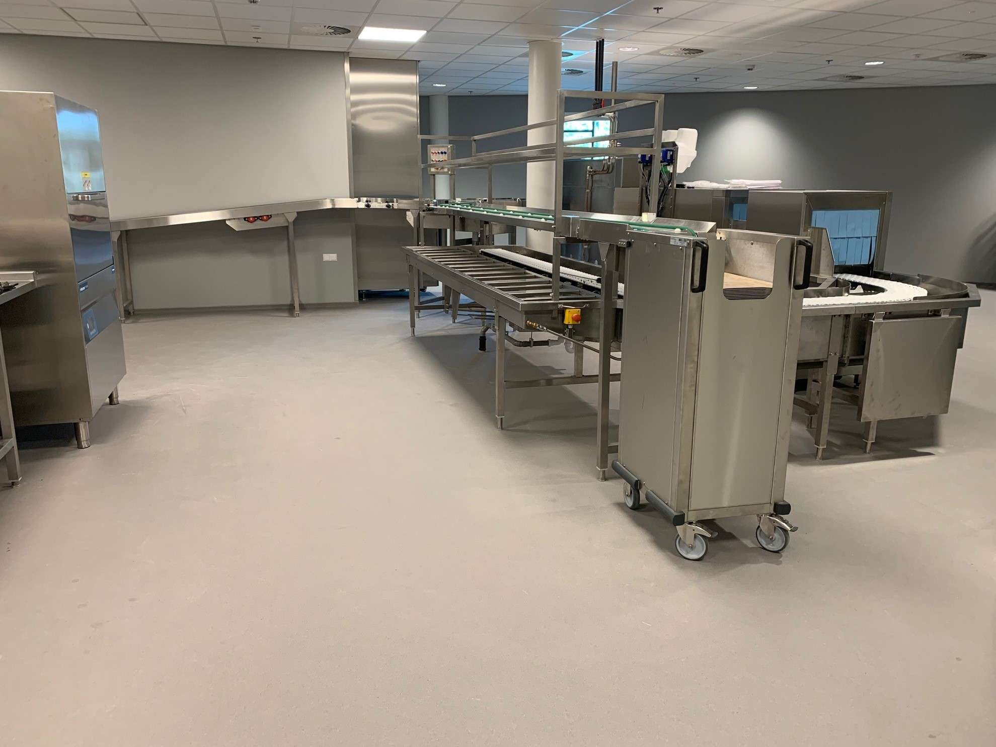 Quartzline vloer in de grootkeuken van het AFAS hoofdkantoor